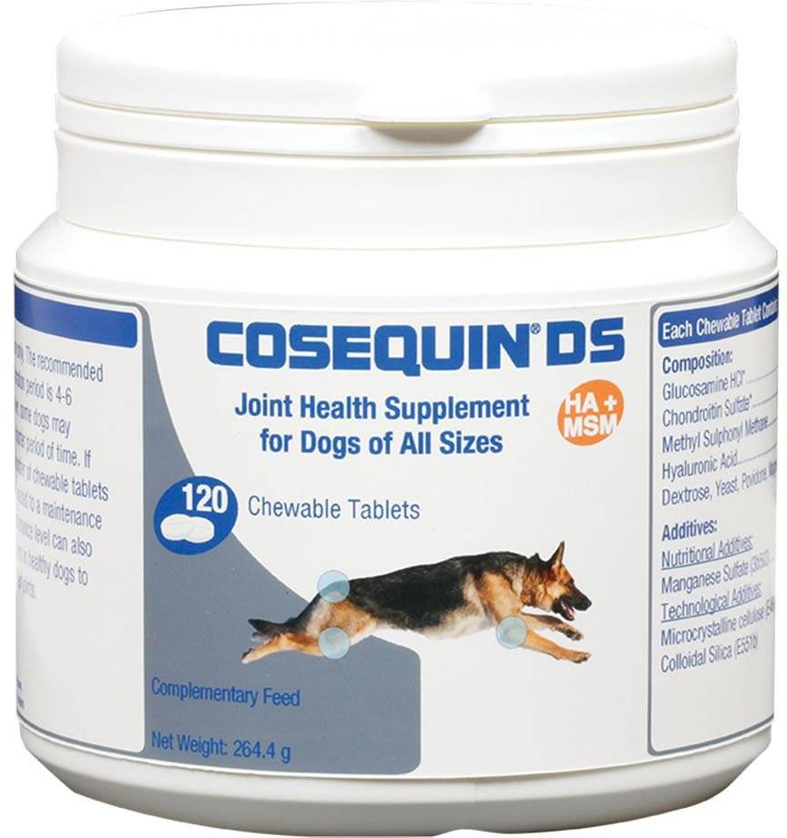 COSEQUIN ΣΥΜΠΛΗΡΩΜΑ ΔΙΑΤΡΟΦΗΣ ΣΚΥΛΟΥ COSEQUIN 120 ΔΙΣΚΙΑ