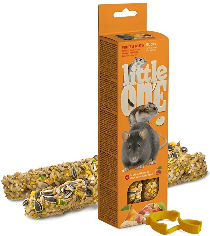 SNACK LITTLE ONE ΓΙΑ ΧΑΜΣΤΕΡ STICKS FRUITS AND NUTS (2ΤΜΧ) LITTLE ONE