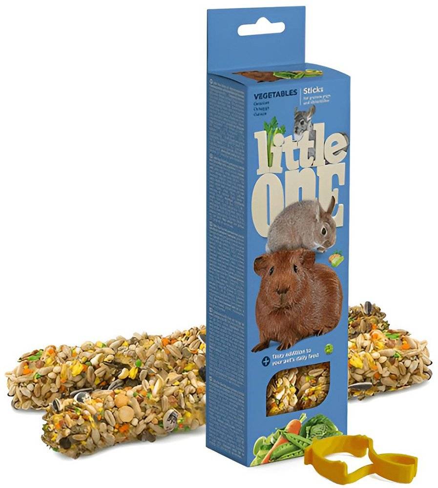 SNACK LITTLE ONE ΓΙΑ ΙΝΔΙΚΑ ΧΟΙΡΙΔΙΑ, ΚΟΥΝΕΛΙΑ ΚΑΙ ΤΣΙΝΤΣΙΛΑ STICKS VEGETABLES (2ΤΜΧ) LITTLE ONE
