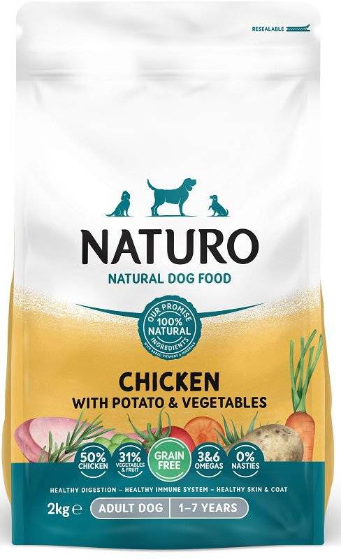 NATURO ΤΡΟΦΗ ΣΚΥΛΟΥ NATURO GF FRESH ΚΟΤΟΠΟΥΛΟ ΠΑΤΑΤΑ ΛΑΧΑΝΙΚΑ 2KG