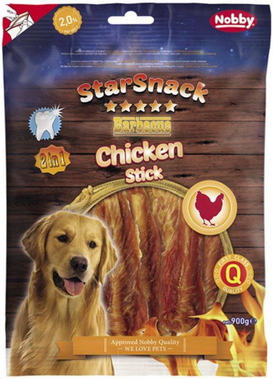 ΣΝΑΚ ΣΚΥΛΟΥ NOBBY BBQ CHICKEN STICK 900GR
