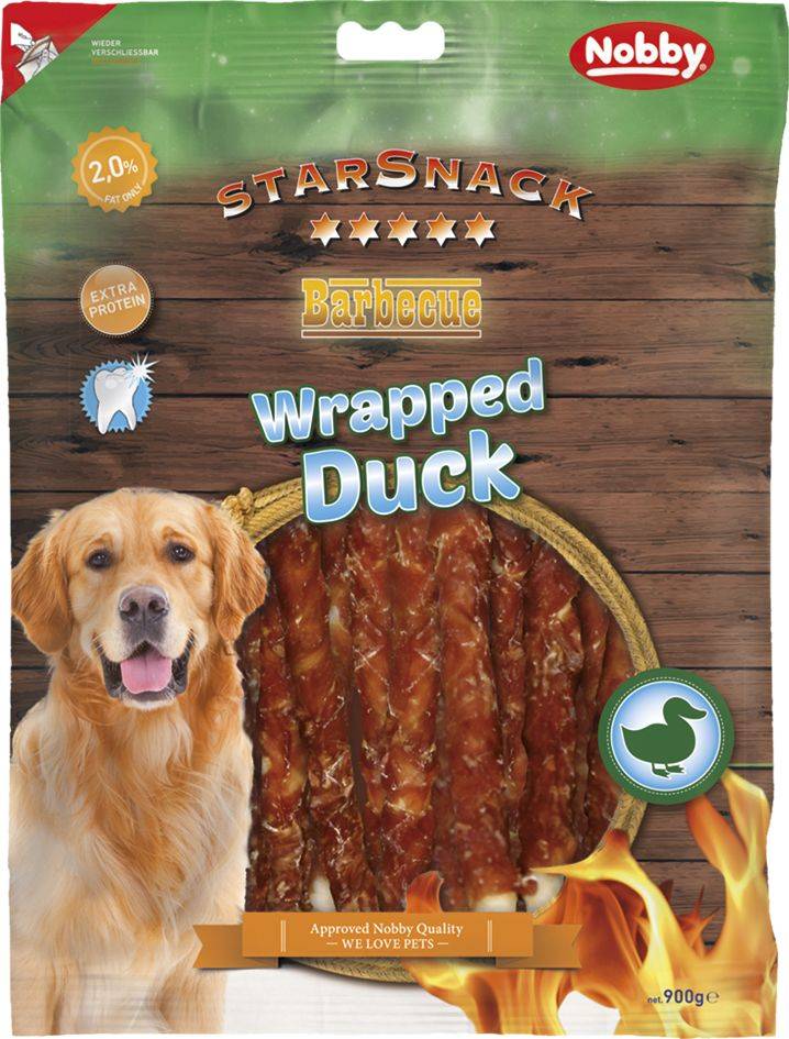 ΣΝΑΚ ΣΚΥΛΟΥ NOBBY BBQ ΠΑΠΙΑ 900GR NOBBY