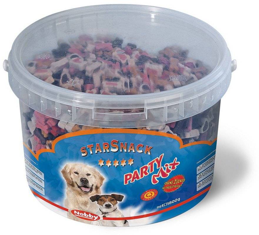 ΣΝΑΚ ΣΚΥΛΟΥ NOBBY BUCKET PARTY MIX 1,8KG NOBBY