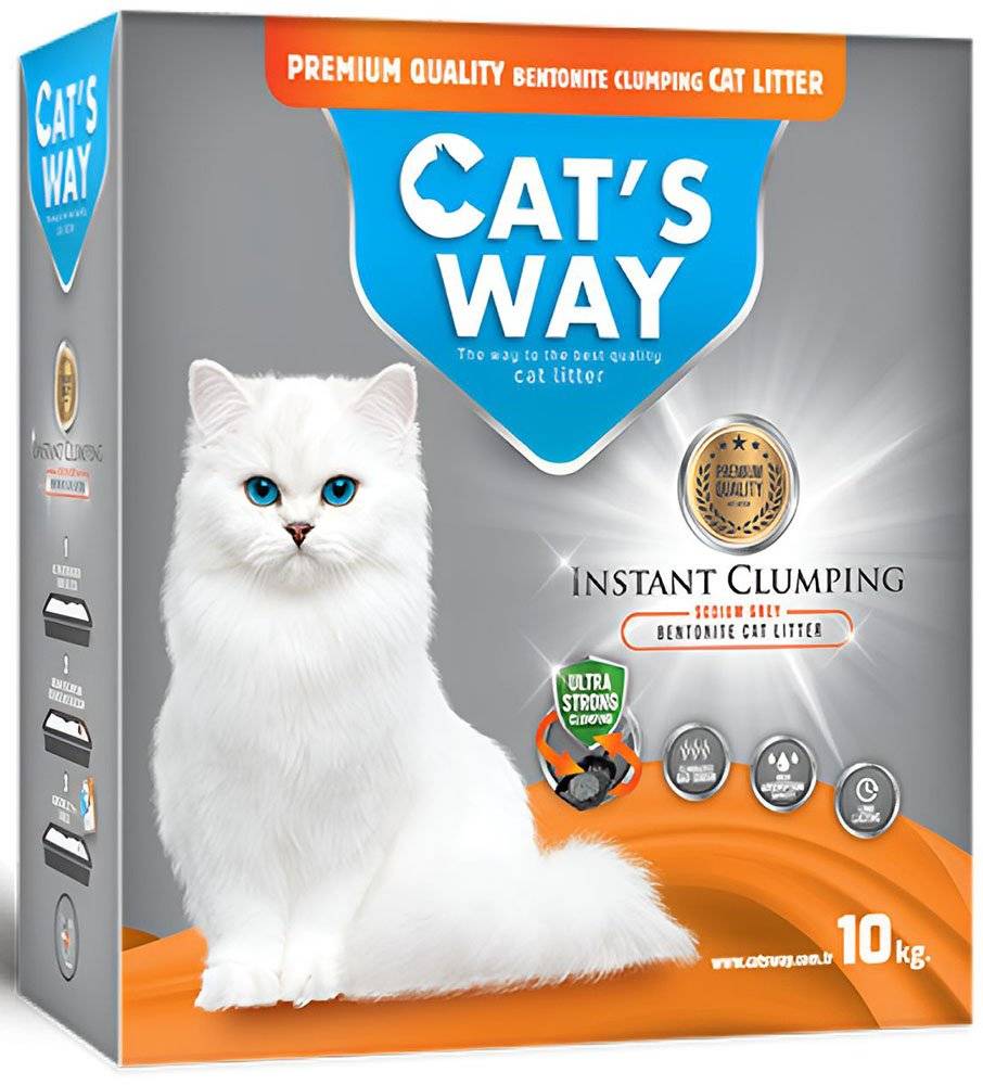 CAT S WAY ΑΜΜΟΣ ΓΑΤΑΣ CAT&#039;S WAY BOX SODIUM UNSCENTED 10KG