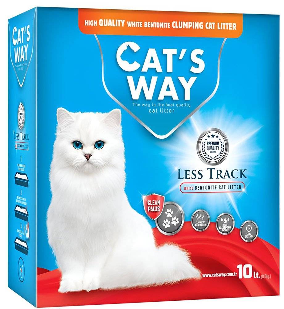 ΑΜΜΟΣ ΓΑΤΑΣ CAT'S WAY BOX LESS TRACK UNSCENTED NATURAL 10L