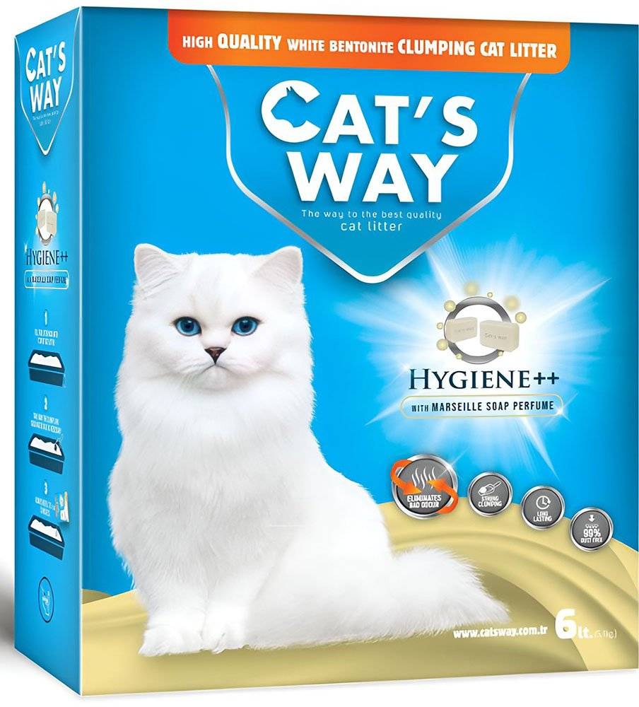 ΑΜΜΟΣ ΓΑΤΑΣ CAT'S WAY BOX MARSEILLE SOAP 6L CAT S WAY