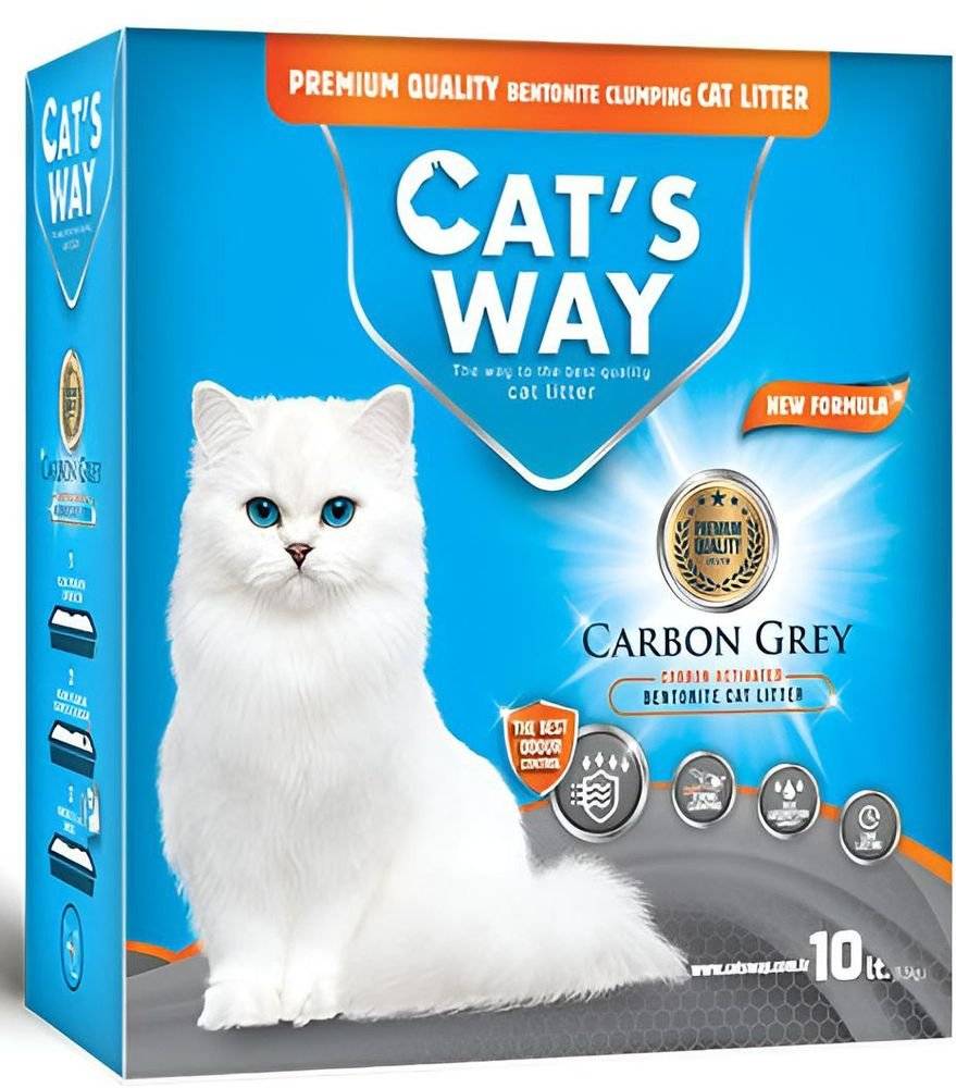 CAT S WAY ΑΜΜΟΣ ΓΑΤΑΣ CAT&#039;S WAY BOX CARBON GREY 10L