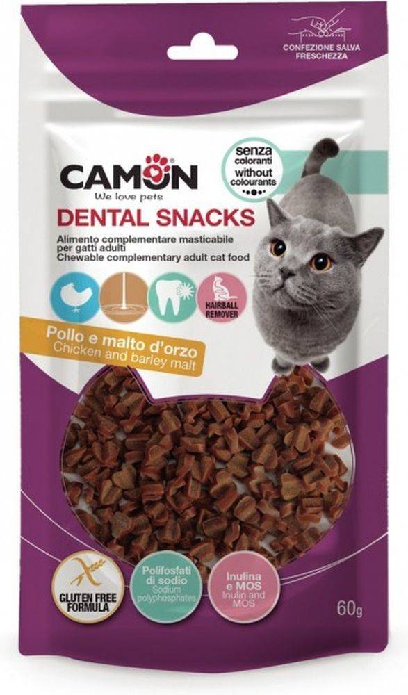 SNAK CAMON CHICKEN AND MALT HEARTS (60GR) CAMON