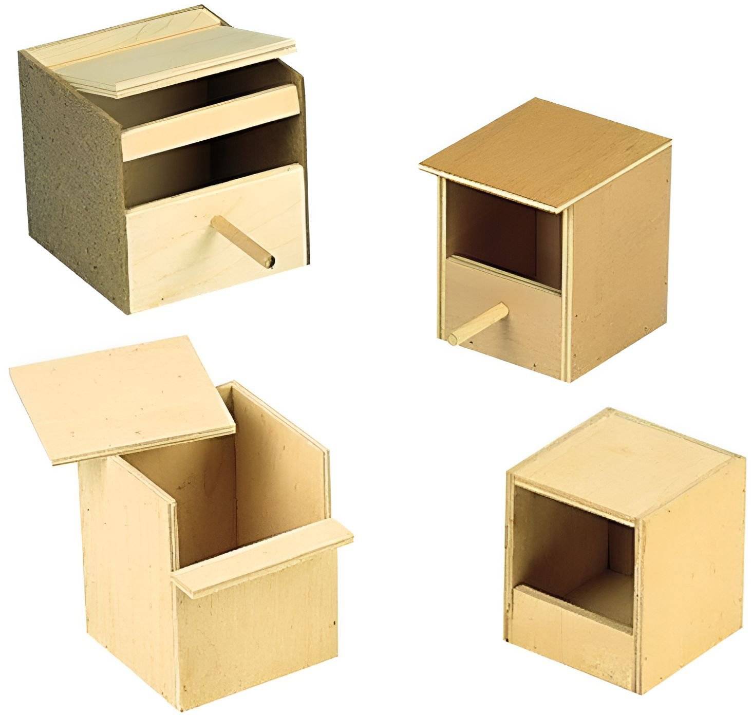 ΚΟΥΤΙ ΦΩΛΙΑΣ NOBBY BOX FOR EXOTICS STEP (12X12X15CM) NOBBY