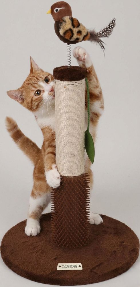 ΝΥΧΟΔΡΟΜΙΟ ZEZE SCRATCHING TREE ALLOY (33,3X33,5X45CM)