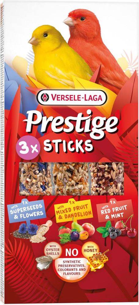PRESTIGE STICKS ΓΙΑ ΚΑΝΑΡΙΝΙΑ PRESTIGE TRIPLE VARIETY PACK (3ΤΜΧ X 30G)