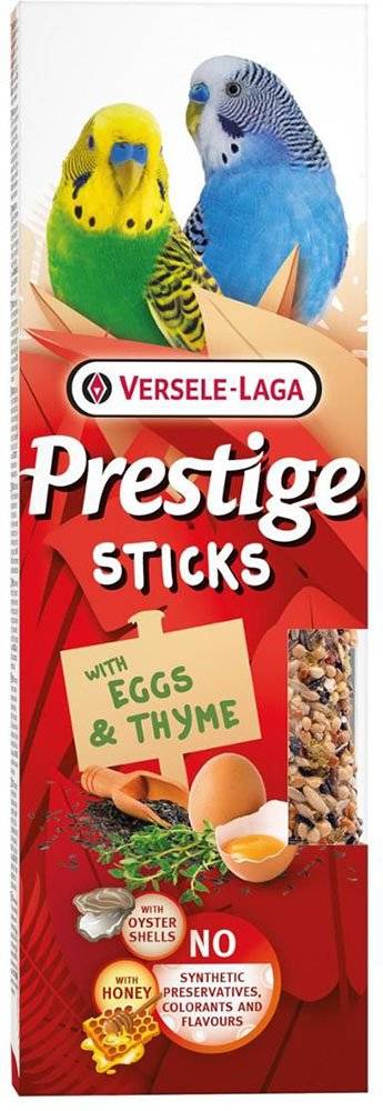 STICKS ΓΙΑ BUDGIES PRESTIGE EGGS - THYME (2ΤΜΧ X 30G)