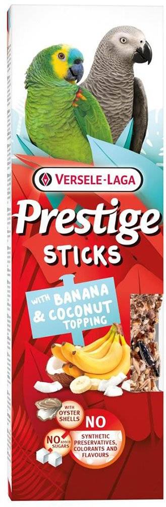 STICKS PRESTIGE BANANA - COCOLNUT TOPPING (2ΤΜΧ X 70G) PRESTIGE