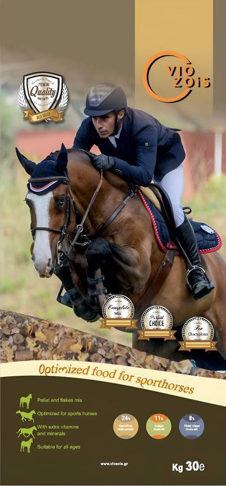ΤΡΟΦΗ ΑΛΟΓΩΝ VIOZOIS OPTIMIZED FOOD FOR SPORTHORSES (30KG) VIOZOIS