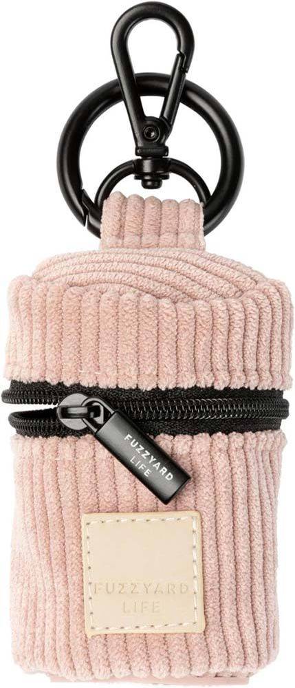 FUZZYARD ΤΣΑΝΤΑΚΙ FUZZYARD CORDUROY POOP BAG DISPENSER SOFT BLUSH ΡΟΖ