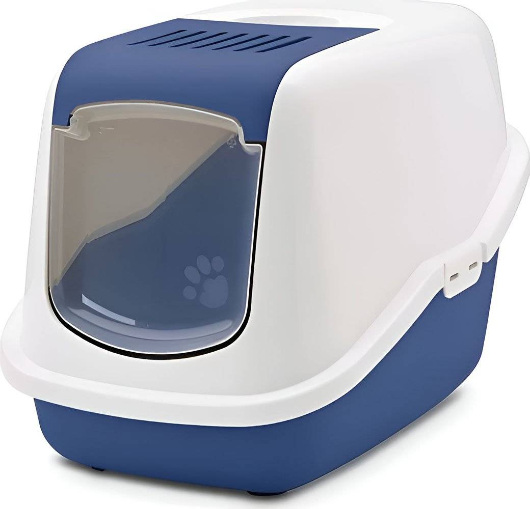 ΤΟΥΑΛΕΤΑ ΓΑΤΑΣ SAVIC NESTOR ΛΕΥΚΟ-ΜΠΛΕ (56X39X38,5CM)