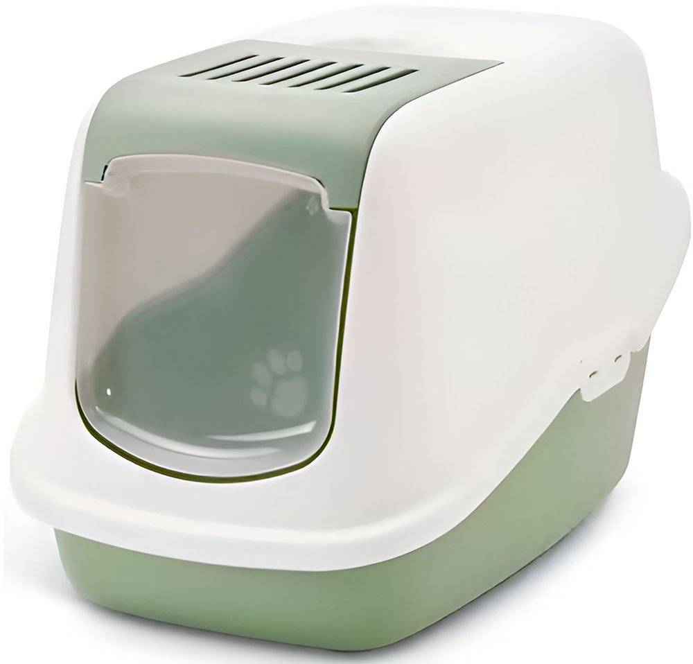 ΤΟΥΛΕΤΑ ΓΑΤΑΣ SAVIC NESTOR ΛΕΥΚΟ-ΜΕΝΤΑ (56X39X38,5CM)