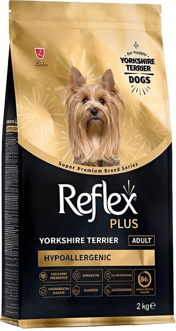 ΤΡΟΦΗ REFLEX PLUS YORKSHIRE TERRIER ADULT HYPOALLERGENIC ΚΟΤΟΠΟΥΛΟ (2KG) REFLEX PLUS