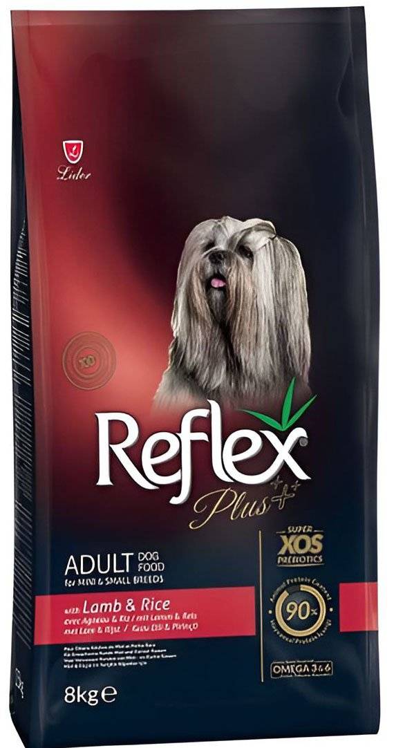 ΤΡΟΦΗ REFLEX PLUS MINI BREED ADULT LAMB - RICE (8KG) REFLEX PLUS