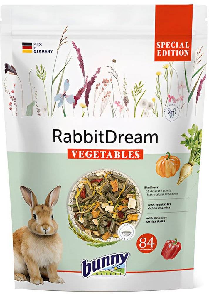 ΤΡΟΦΗ ΓΙΑ ΚΟΥΝΕΛΙ BUNNY NATURE DREAM VEGETABLES (1.5KG) BUNNY NATURE
