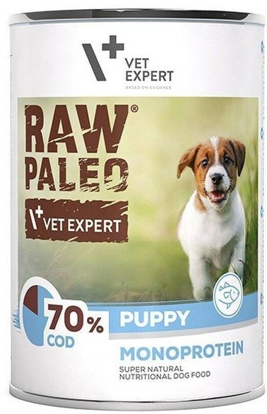 RAW PALEO ΥΓΡΗ ΤΡΟΦΗ ΣΚΥΛΟΥ RAW PALEO PUPPY COD (400GR)