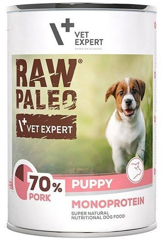 RAW PALEO ΥΓΡΗ ΤΡΟΦΗ ΣΚΥΛΟΥ RAW PALEO PUPPY PORK (400GR)