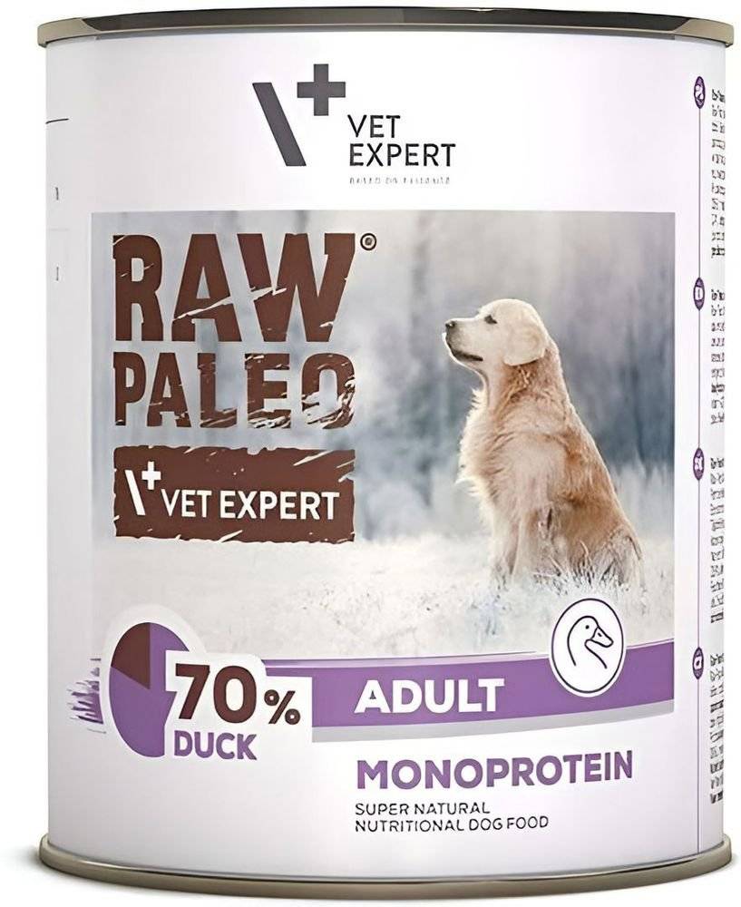 ΥΓΡΗ ΤΡΟΦΗ ΣΚΥΛΟΥ RAW PALEO ADULT DUCK (800GR) RAW PALEO