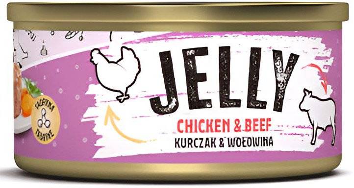VET EXPERT ΛΙΧΟΥΔΙΑ ΚΟΝΣΕΡΒΑ ΓΑΤΑΣ VET EXPERΤ MR BANDIT JELLY CHICKEN WITH BEEF (80GR)