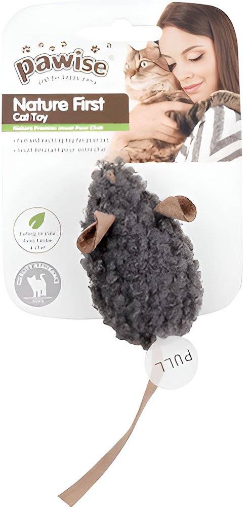 GREENFIELDS ΠΑΙΧΝΙΔΙ ΓΑΤΑΣ PAWISE NATURE FIRST MOUSE (45CM)