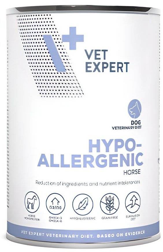 VET EXPERT ΚΟΝΣΕΡΒΑ ΣΚΥΛΟΥ VET EXPERT HYPOALLERGENIC HORSE DOG (400GR)
