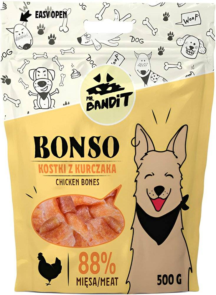 VET EXPERT ΛΙΧΟΥΔΙΑ VET EXPERT MR BANDIT BONSO CHICKEN BONES (500 GR)
