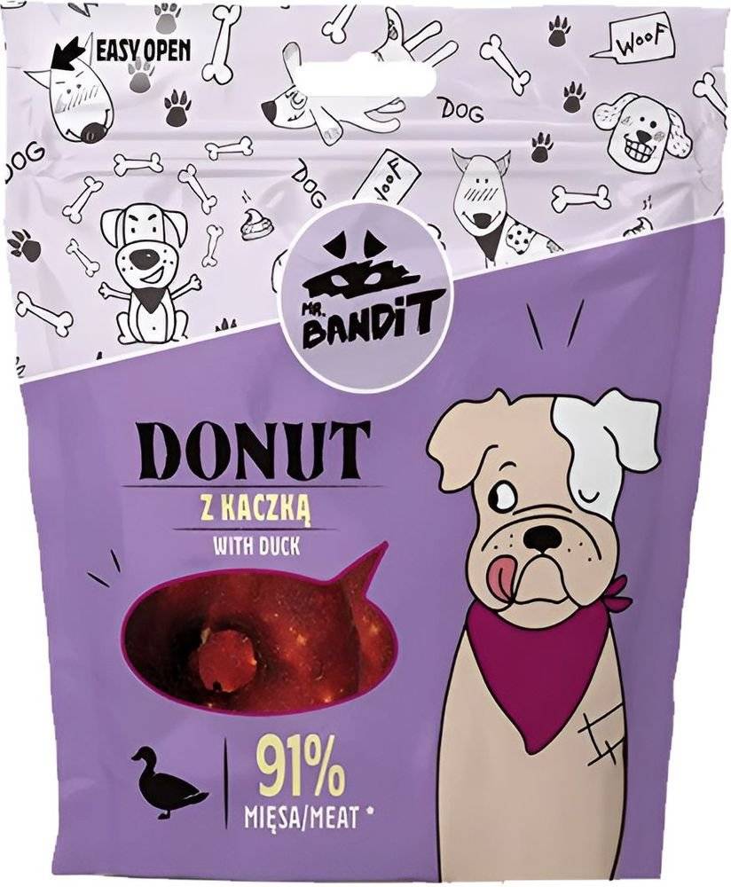 ΛΙΧΟΥΔΙΕΣ ΣΚΥΛΟΥ VET EXPERT MR BANDIT DONUT DUCK (500 GR)