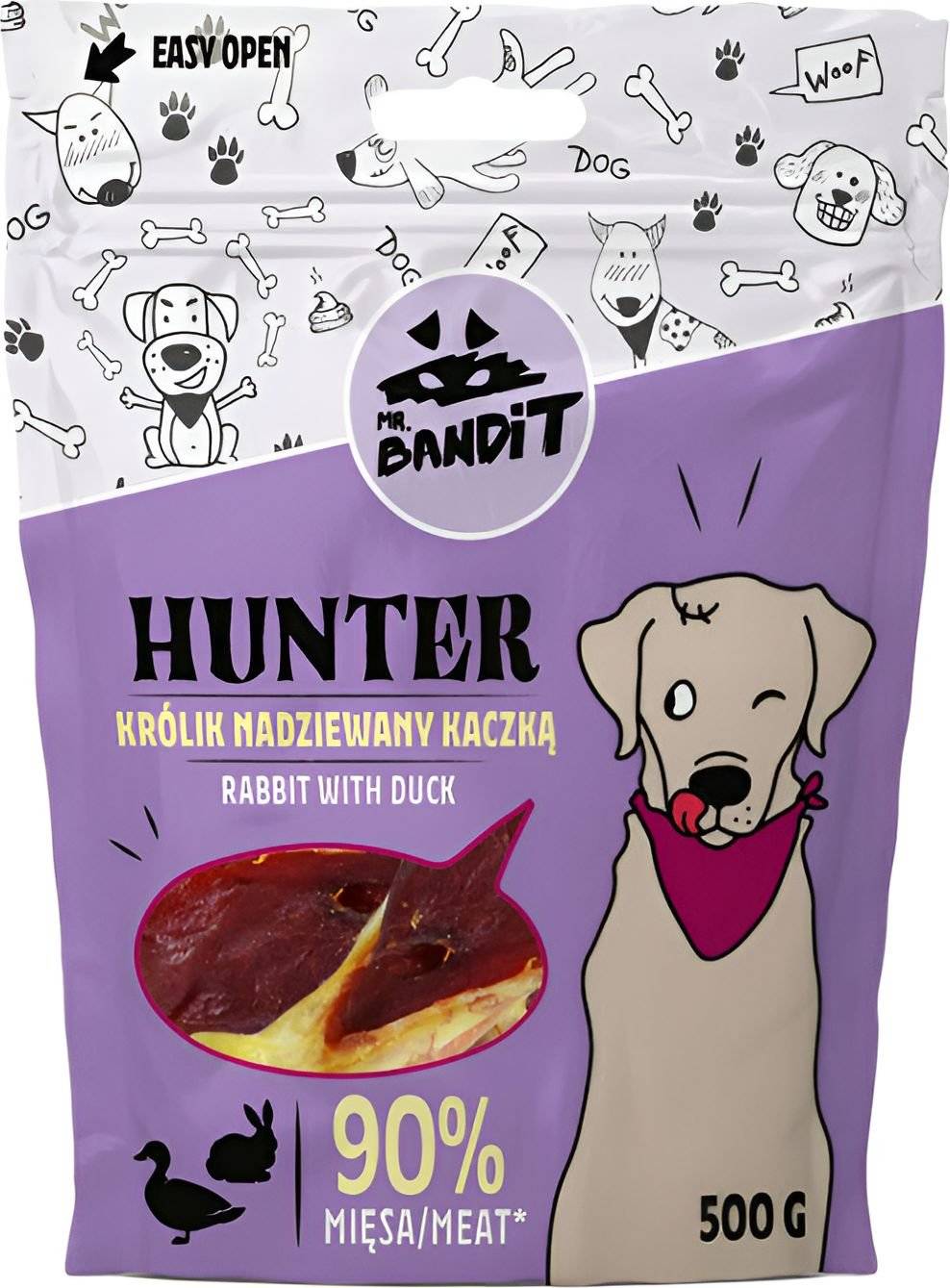 ΛΙΧΟΥΔΙΕΣ ΣΚΥΛΟΥ VET EXPERT MR BANDIT RABBIT WITH DUCK (500 GR)