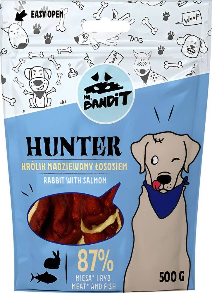 ΛΙΧΟΥΔΙΕΣ ΣΚΥΛΟΥ VET EXPERT MR BANDIT HUNTER RABBIT WITH SALMON (500 GR)
