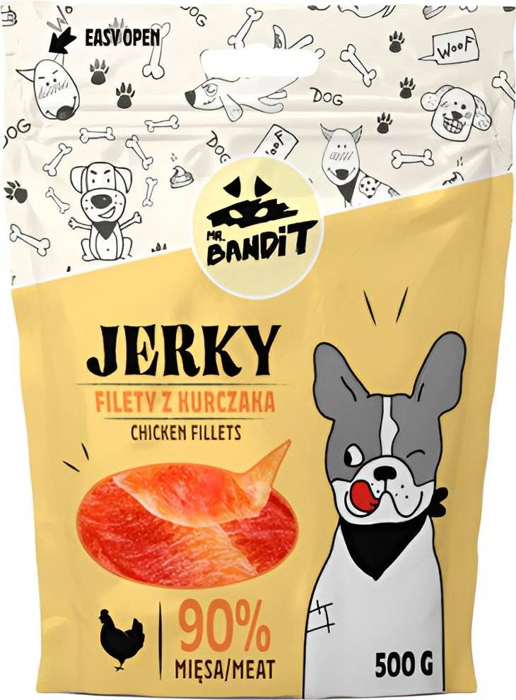 VET EXPERT ΛΙΧΟΥΔΙΕΣ ΣΚΥΛΟΥ VET EXPERT MR BANDIT JERKY CHICKEN FILLET (500 GR)
