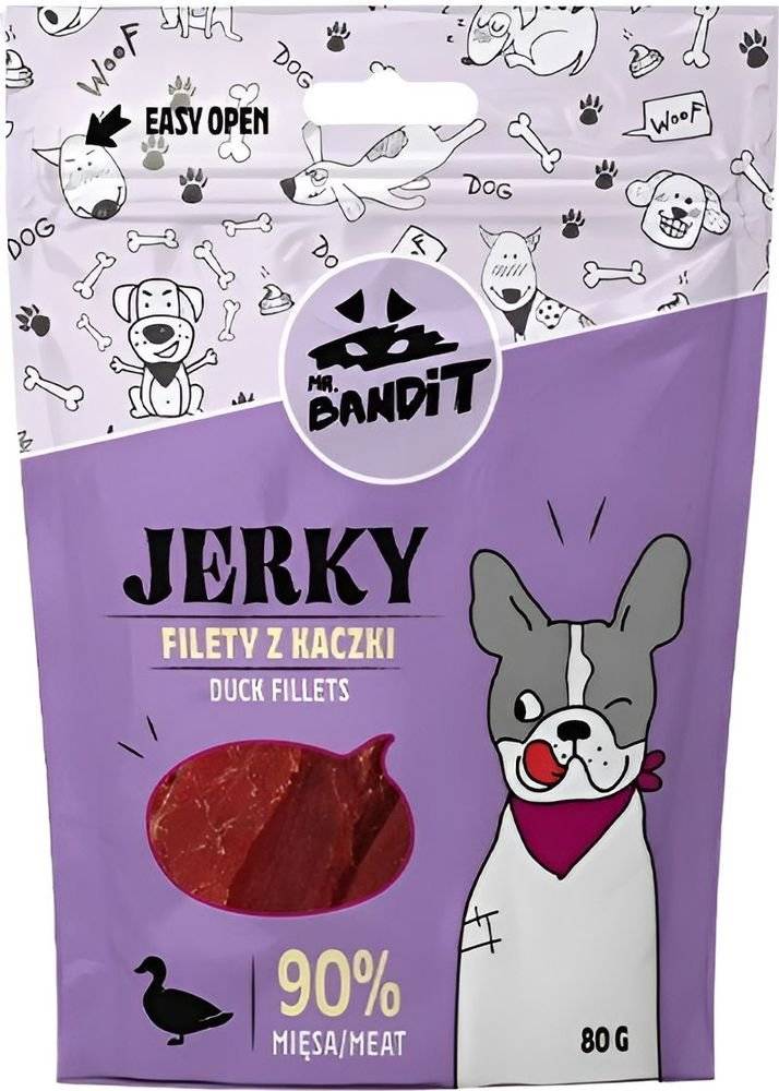 ΛΙΧΟΥΔΙΕΣ ΣΚΥΛΟΥ VET EXPERT MR BANDIT JERKY DUCK FILLET (80 GR)
