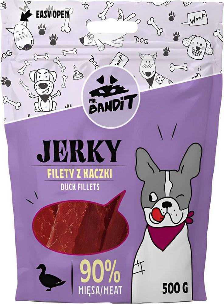 ΛΙΧΟΥΔΙΕΣ ΣΚΥΛΟΥ VET EXPERT MR BANDIT JERKY DUCK FILLET (500 GR)