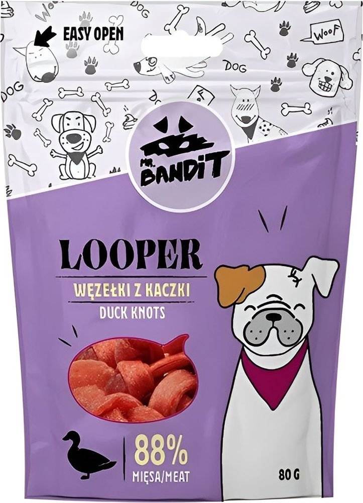 ΛΙΧΟΥΔΙΕΣ ΣΚΥΛΟΥ VET EXPERT MR BANDIT LOOPER DUCK KNOTS (80 GR)