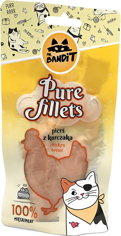 VET EXPERT ΛΙΧΟΥΔΙΕΣ ΓΑΤΑΣ VET EXPERT MR BANDIT PURE FILLETS GRILLED CHICKEN (30 GR)