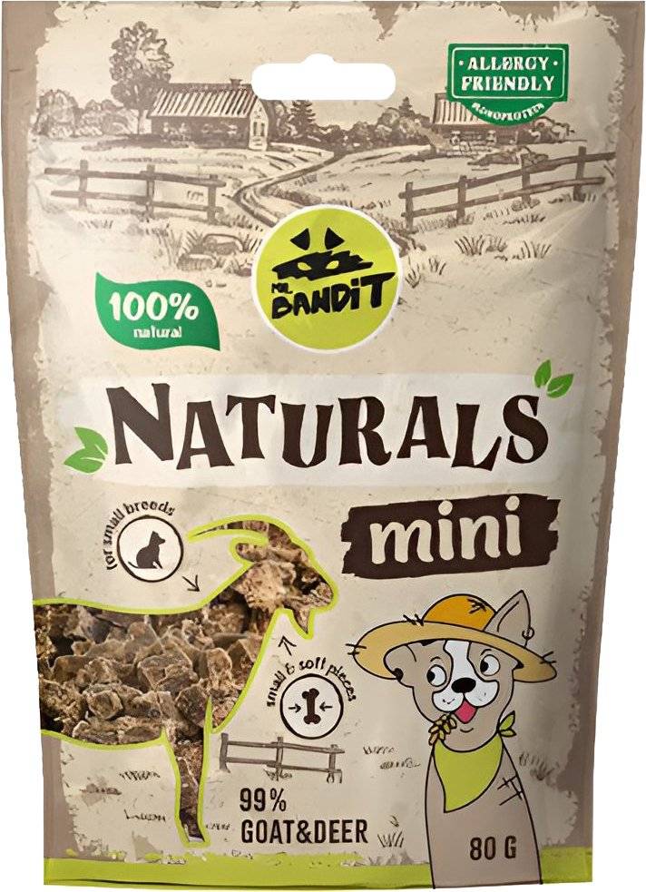 ΛΙΧΟΥΔΙΕΣ ΣΚΥΛΟΥ VET EXPERT MR BANDIT NATURALS MINI ΚΑΤΣΙΚΑ - ΕΛΑΦΙ (80 GR)