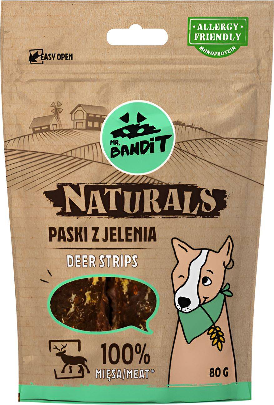 ΛΙΧΟΥΔΙΕΣ ΣΚΥΛΟΥ VET EXPERT MR BANDIT NATURALS ΕΛΑΦΙ (80 GR) VET EXPERT