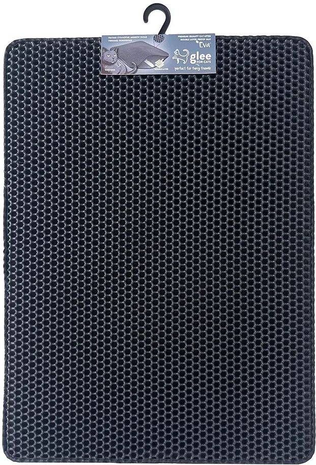 ΠΑΤΑΚΙ ΤΟΥΑΛΕΤΑΣ GLEE EVA ΔΙΠΛΗΣ ΣΤΡΩΣΗΣ ΜΑΥΡΟ (45X60CM)