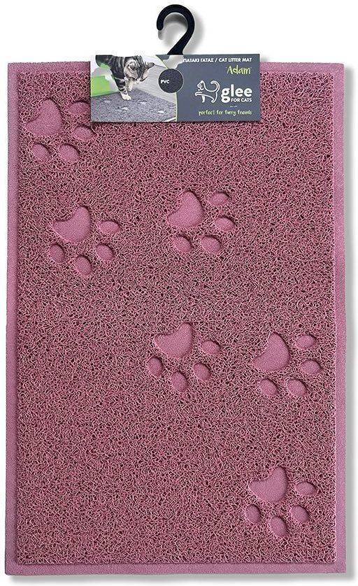 ΠΑΤΑΚΙ ΤΟΥΑΛΕΤΑΣ GLEE ADAM ΣΚΟΥΡΟ ΡΟΖ (40X60 CM) GLEE