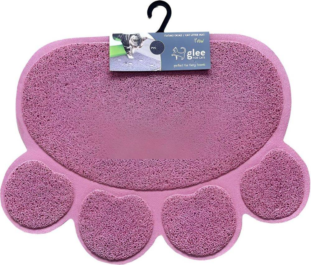 GLEE ΠΑΤΑΚΙ ΤΟΥΑΛΕΤΑΣ GLEE PAW ΣΚΟΥΡΟ ΡΟΖ (45X60 CM)