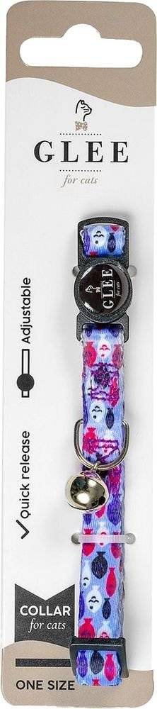 GLEE ΠΕΡΙΛΑΙΜΙΟ ΓΑΤΑΣ GLEE ΙΜΑΝΤΑ ΜΕ ΠΛΑΣΤΙΚΟ ΚΟΥΜΠΩΜΑ - ΚΟΥΔΟΥΝΑΚΙ BLUE FISHES (10MMX30CM)