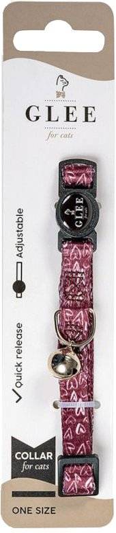 ΠΕΡΙΛΑΙΜΙΟ ΓΑΤΑΣ GLEE ΙΜΑΝΤΑ ΜΕ ΠΛΑΣΤΙΚΟ ΚΟΥΜΠΩΜΑ - ΚΟΥΔΟΥΝΑΚΙ HEARTS (10MMX30CM)