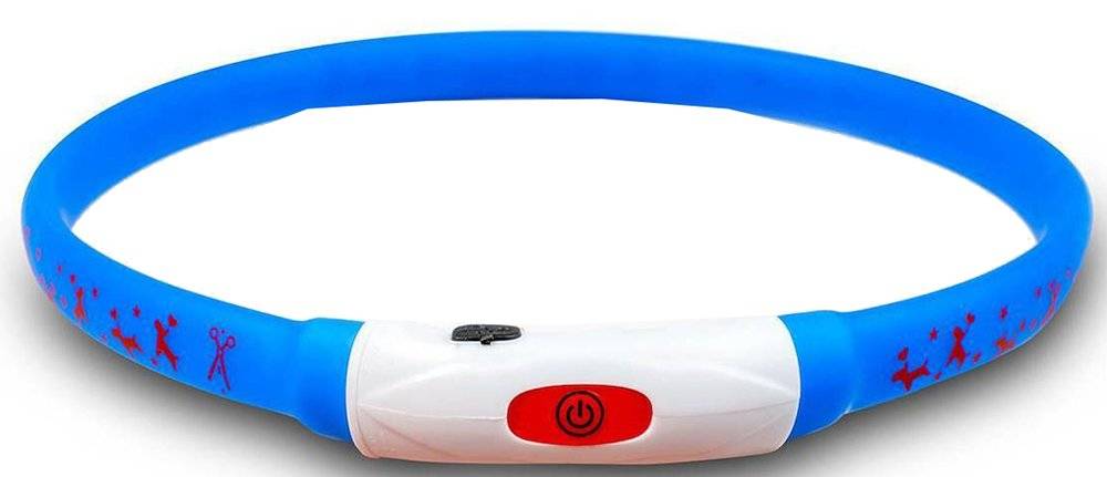 ΠΕΡΙΛΑΙΜΙΟ GLEE ΦΩΤΙΖΟΜΕΝΟ ΑΣΦΑΛΕΙΑΣ BLUE M (55CM) GLEE
