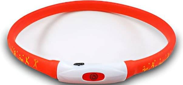 ΠΕΡΙΛΑΙΜΙΟ GLEE ΦΩΤΙΖΟΜΕΝΟ ΑΣΦΑΛΕΙΑΣ RED M (55CM)