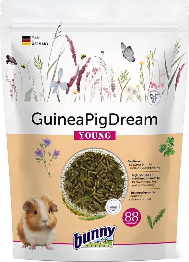 BUNNY NATURE ΤΡΟΦΗ ΓΙΑ ΙΝΔΙΚΟ ΧΟΙΡΙΔΙΟ BUNNY GUINEA PIG DREAM YOUNG (600 GR)