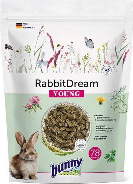 ΤΡΟΦΗ ΓΙΑ ΚΟΥΝΕΛΙΑ BUNNY NATURE RABBIT DREAM YOUNG (600 GR) BUNNY NATURE